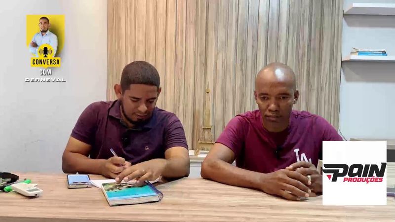 Conversa com Derneval hoje com o pre-candidato a vereador CRISTIANO BRITO