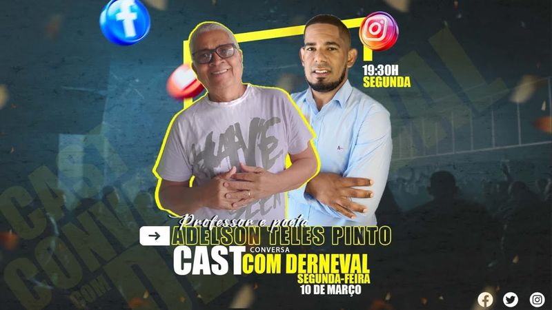 Conversa com professor e poeta Adelson