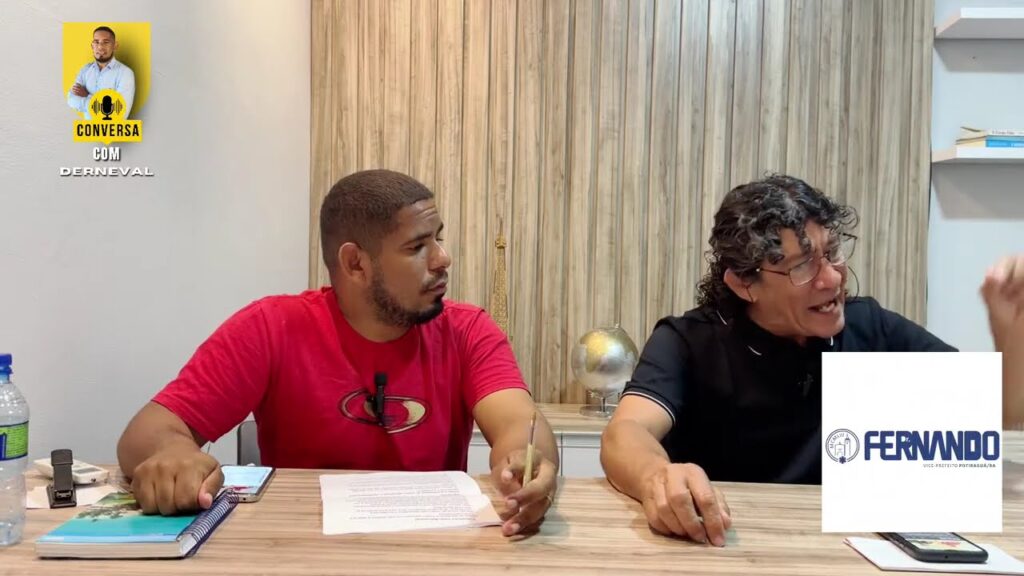 conversa com Derneval hoje com a pré candidato a vereador  ROBSON TADEU.