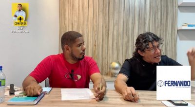 conversa com Derneval hoje com a pré candidato a vereador  ROBSON TADEU.