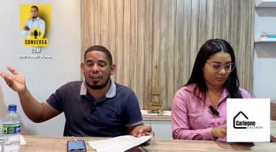 Conversa com Derneval hoje com a pré-candidata a vereadora NATY DIFERENTONA.