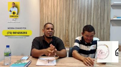 conversa com Derneval hoje com a pré candidato a vereador LUIZ COURO VELHO.